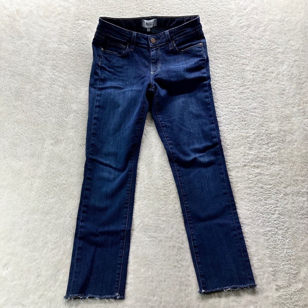 Paige Women’s Skinny Ankle Jeans Blue Size 27 Skyline Ankle Peg